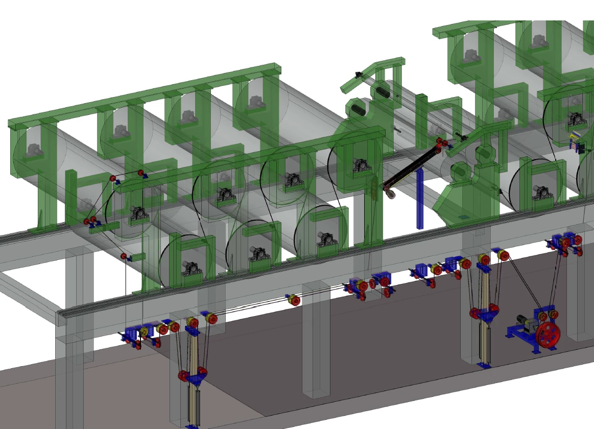Rope Carrier Paper Tail Threading System